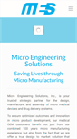 Mobile Screenshot of microengineeringsolutions.com